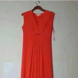 Michael Kors Vibrant Orange Maxi Dress